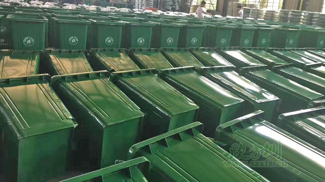 廣安市再增分類(lèi)環(huán)保鋼制垃圾桶助力創(chuàng )文