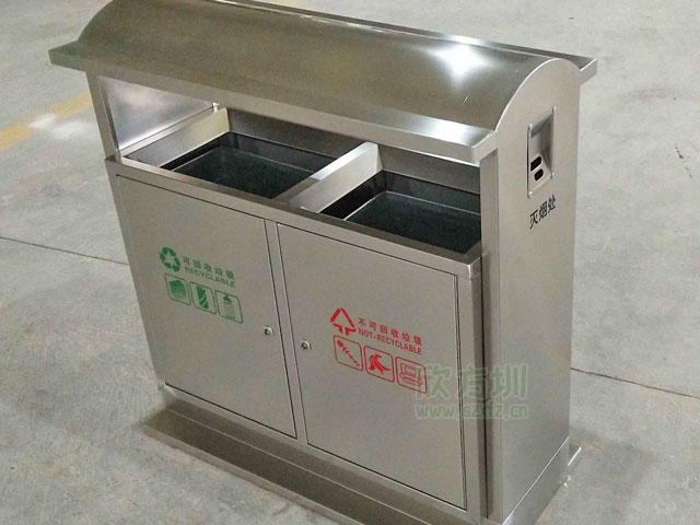 醫院不銹鋼分類(lèi)環(huán)保垃圾箱