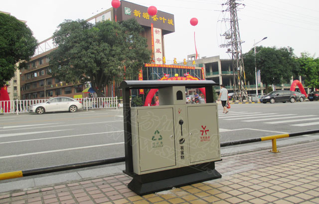 鋼板沖孔垃圾桶-欣方圳鋼板沖孔垃圾桶廠(chǎng)家
