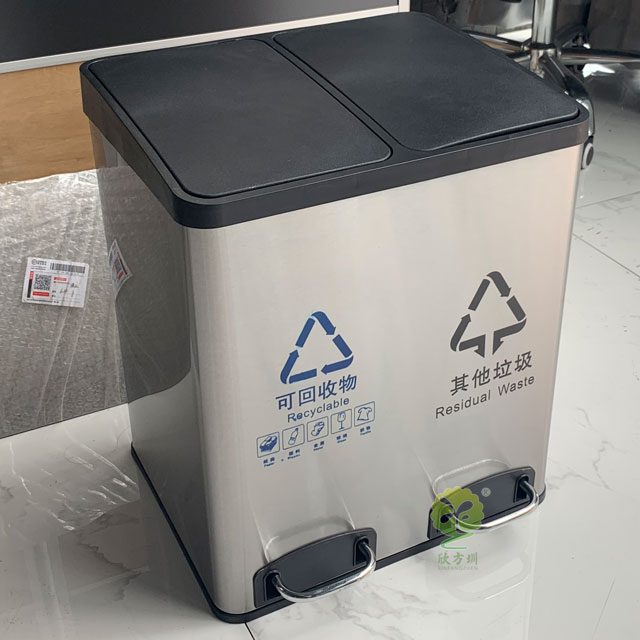 深圳垃圾分類(lèi)家庭不銹鋼室內分類(lèi)垃圾桶款式推薦