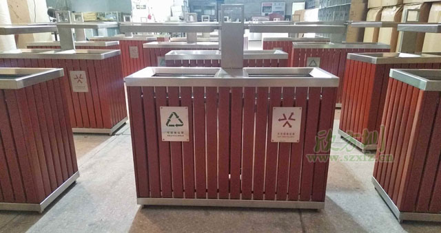 鋼木戶(hù)外垃圾桶可解決龍興古鎮配備不足